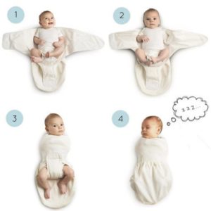 Técnica para enrolaro bebê para dormir