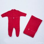 Conjunto saida maternidade tiptop roupa manta fio personalizada bebe menina comprar (e)