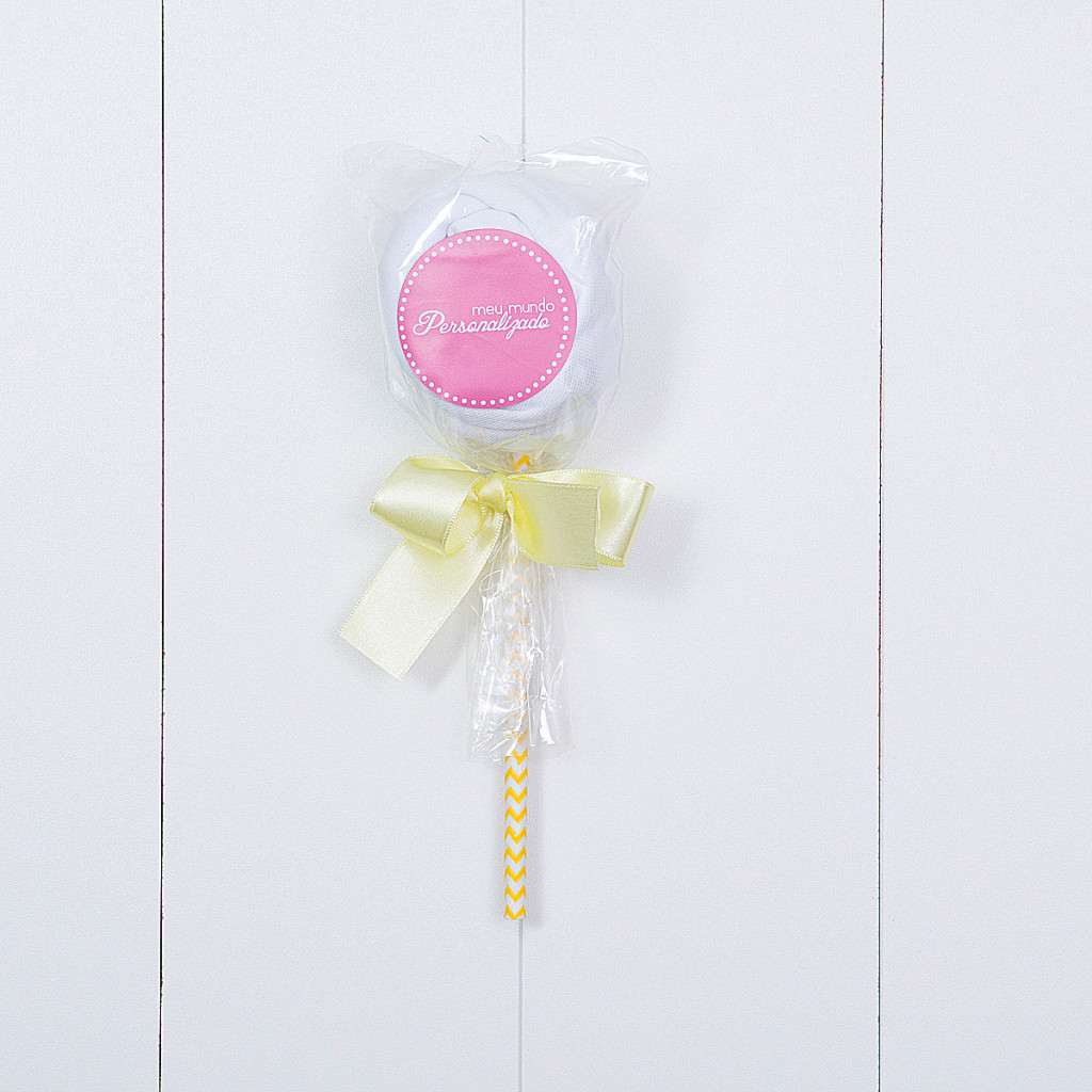 Pirulito body bebe branco