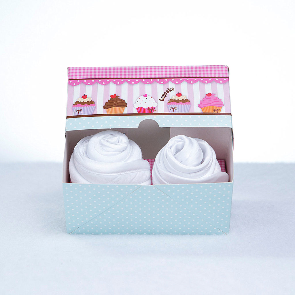 Cupcake babador babeiro paninho boca bebe presente personalizado menino menina branco
