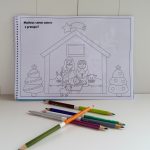 Livro de colorir atividades natal personalizado presepio