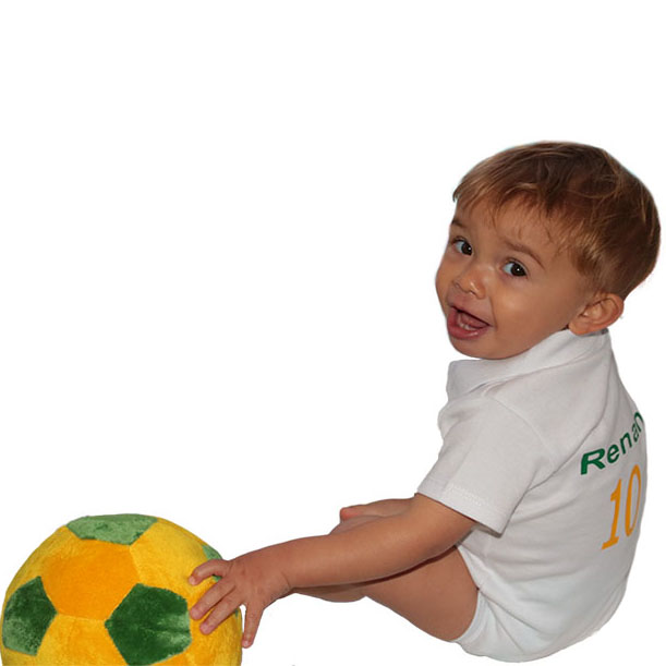 Body Bebê Personalizado Copa do Mundo