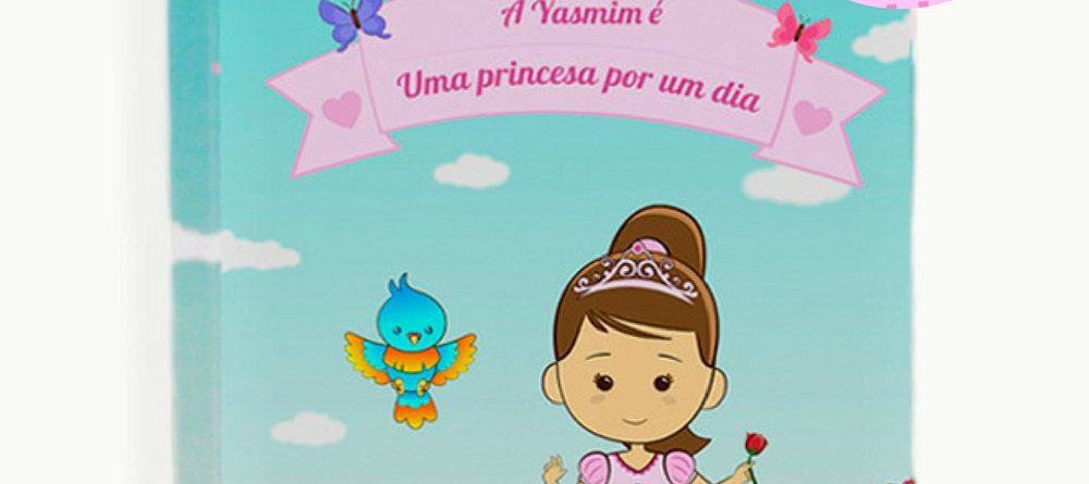 Capa livro infantil personalizado princesas
