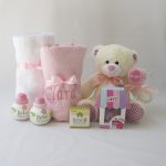 Cesta Nascimento – Rosa – Meninas – fora da cesta