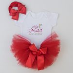 Body Bebe Personalizado e Saia Tutu – Meu Primeiro Natal