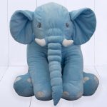 Elefante de pelúcia 60CM – AZUL – SOZINHO – 1500pxX1500px