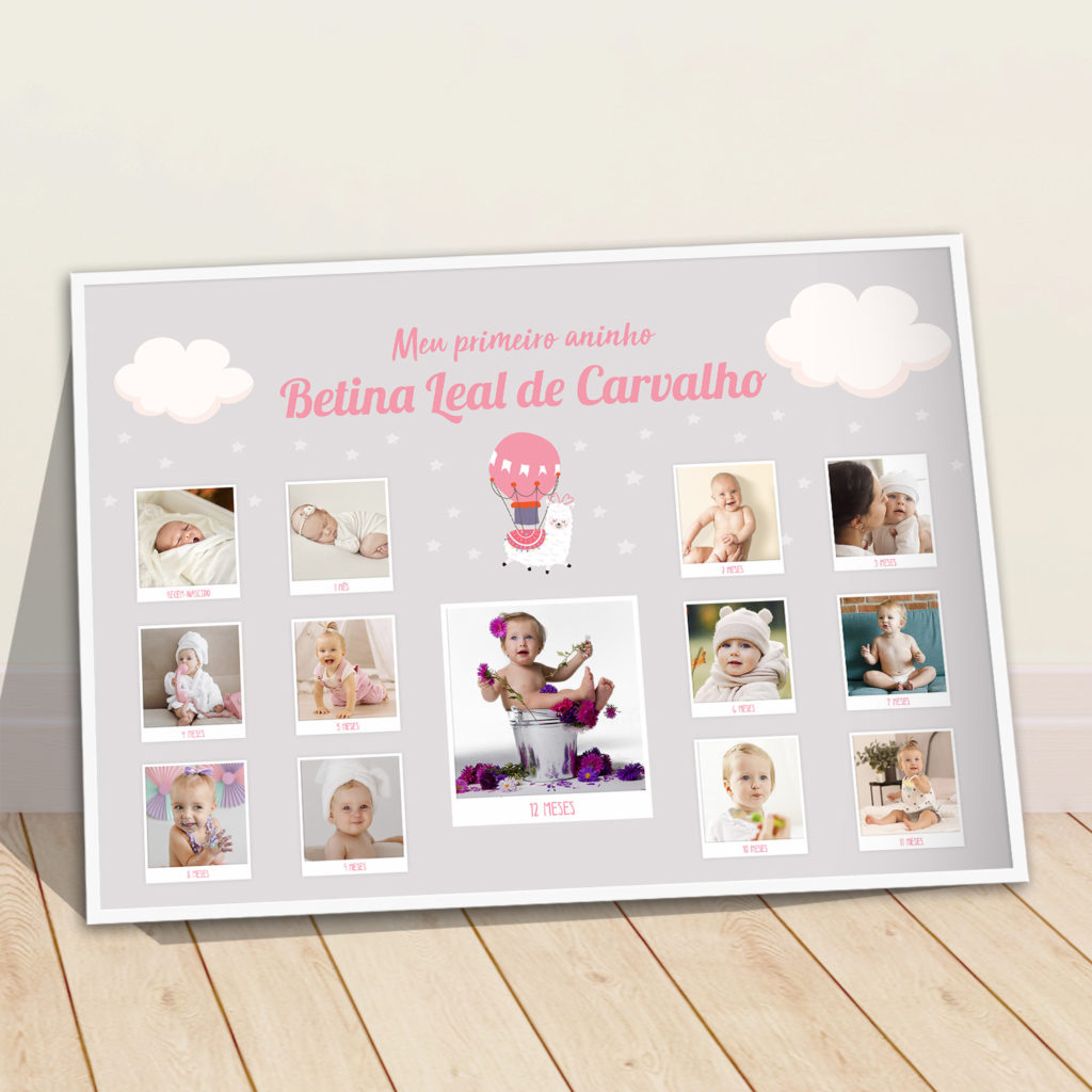 Quadro mesversário meninas – 2