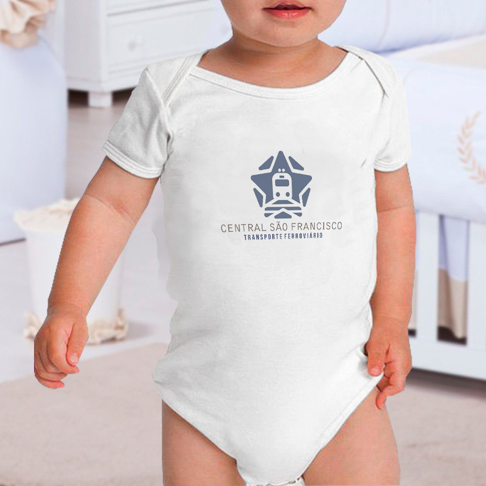 Brinde corporativo para bebê - bory personalizado com logo