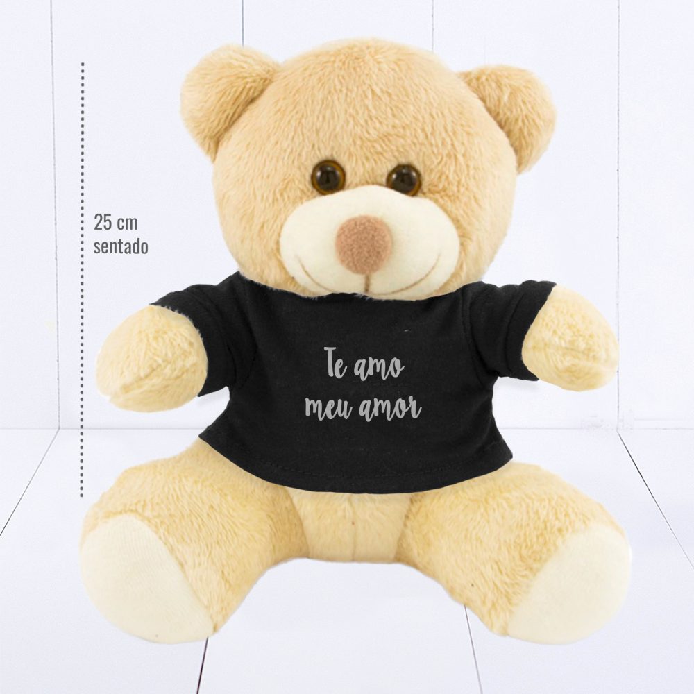 Urso para namorada - urso personalizado com frase