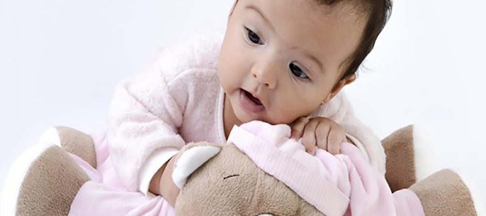 presente para bebê - ursinho travesseiro para bebê menina