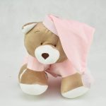 Urso Nino com bebê – rosa – sozinho
