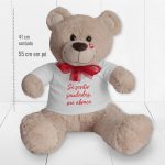 Urso Grande beijo com camiseta personalizada cr
