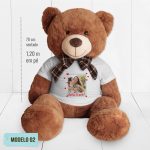 Urso Gigante com camiseta personalizada modelo