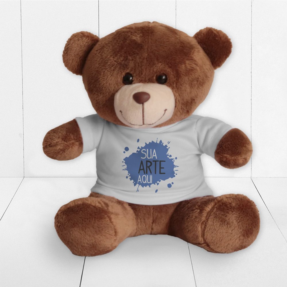 Urso pelúcia atacado - camiseta personalizada