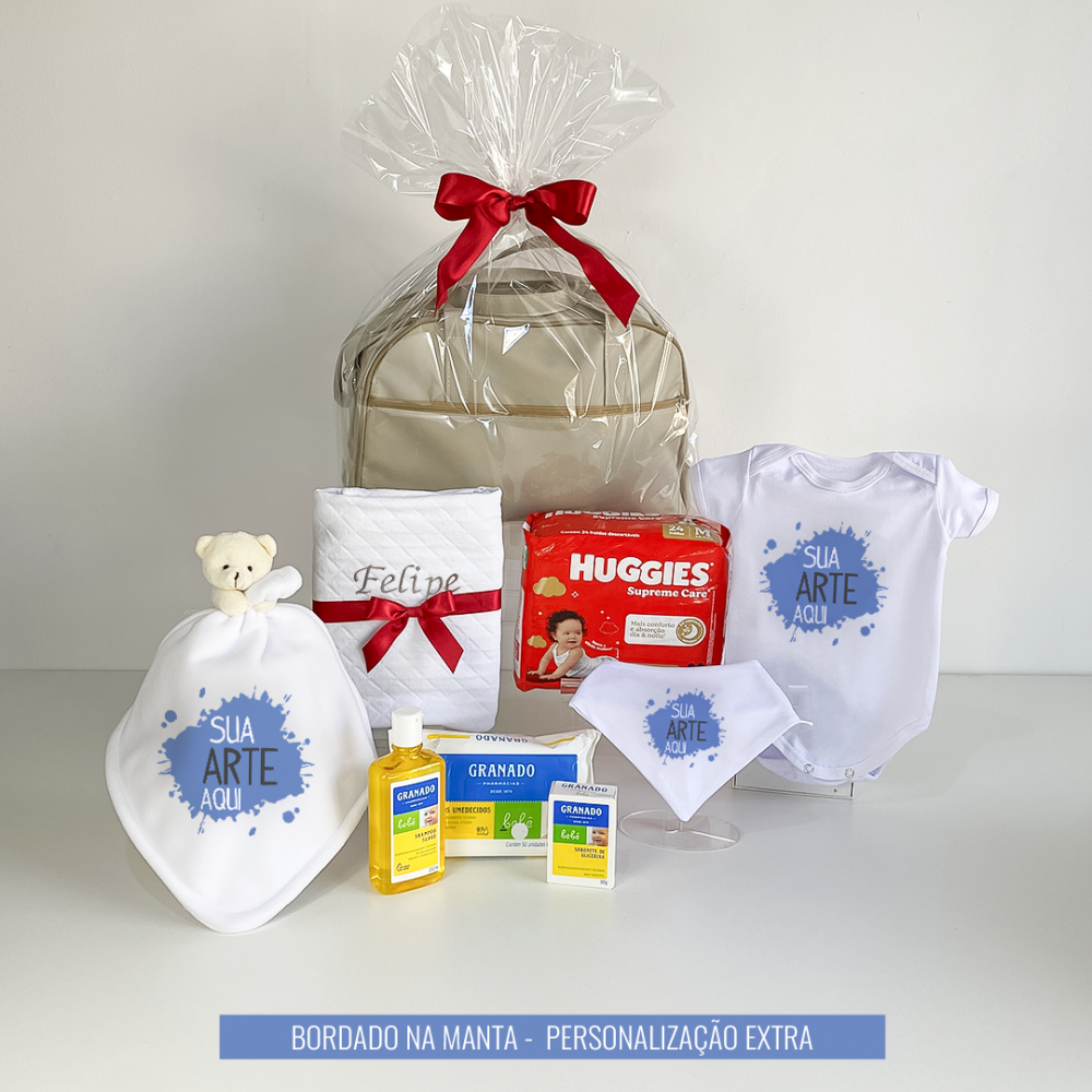 Kit bebê personalizado para Empresas com bolsa maternidade
