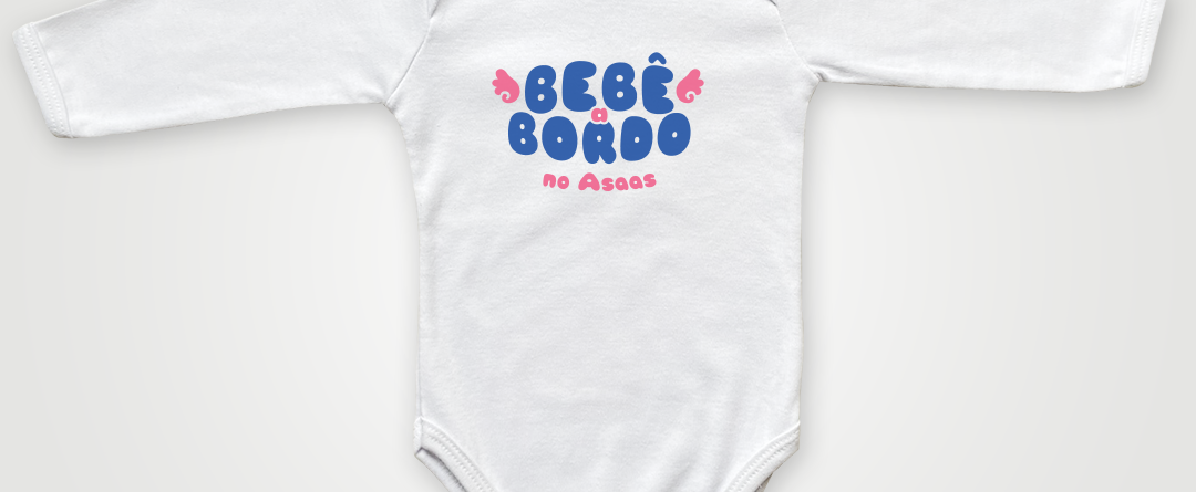 Bory bebê manga longa 100% algodão personalizado corporativo