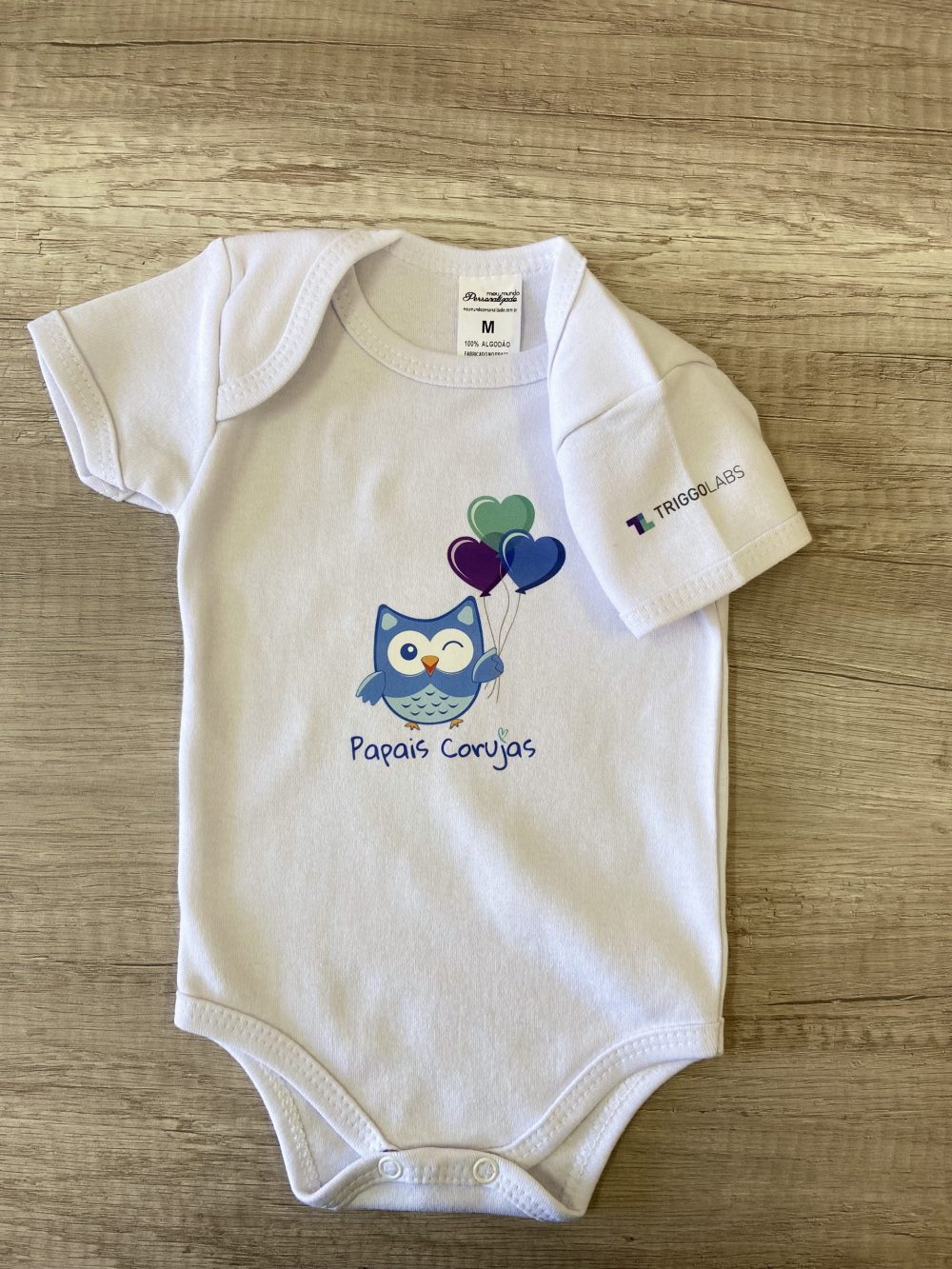 Body Bebê 100% Algodão Personalizado com Logo/Arte - SYSMAP - Image 2