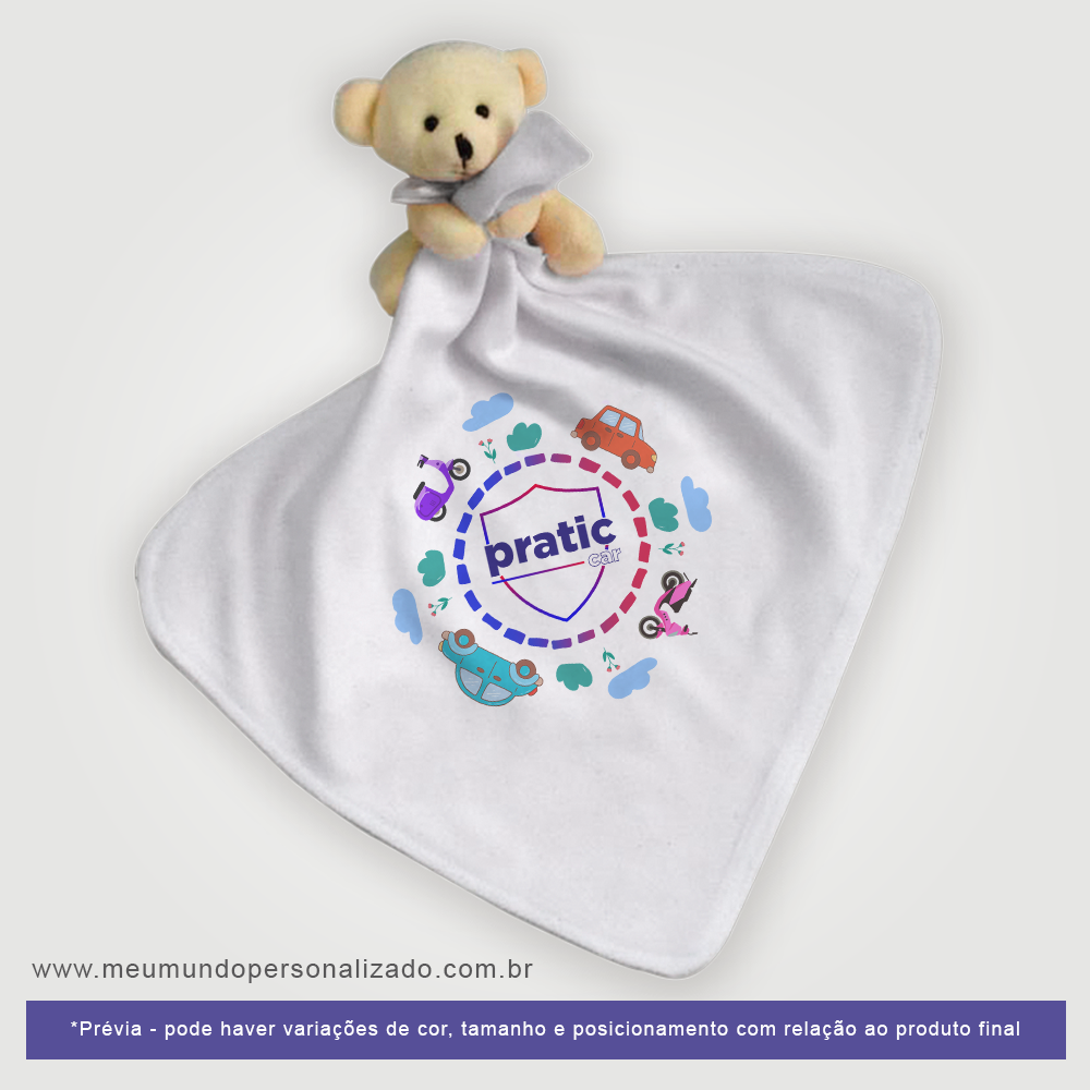 Naninha personalizada com logo PRATIC-ABM
