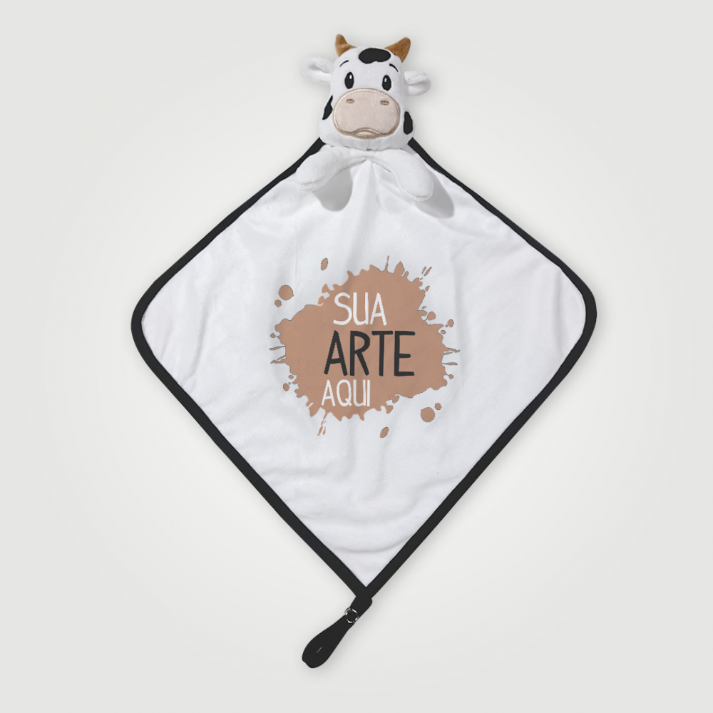 Naninha vaca personalizada com logo ou arte