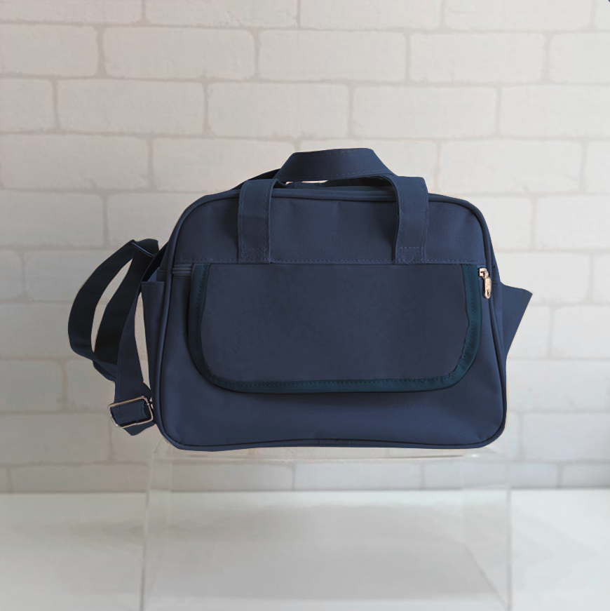 Bolsa frasqueira térmica azul marinho forrada personalizada